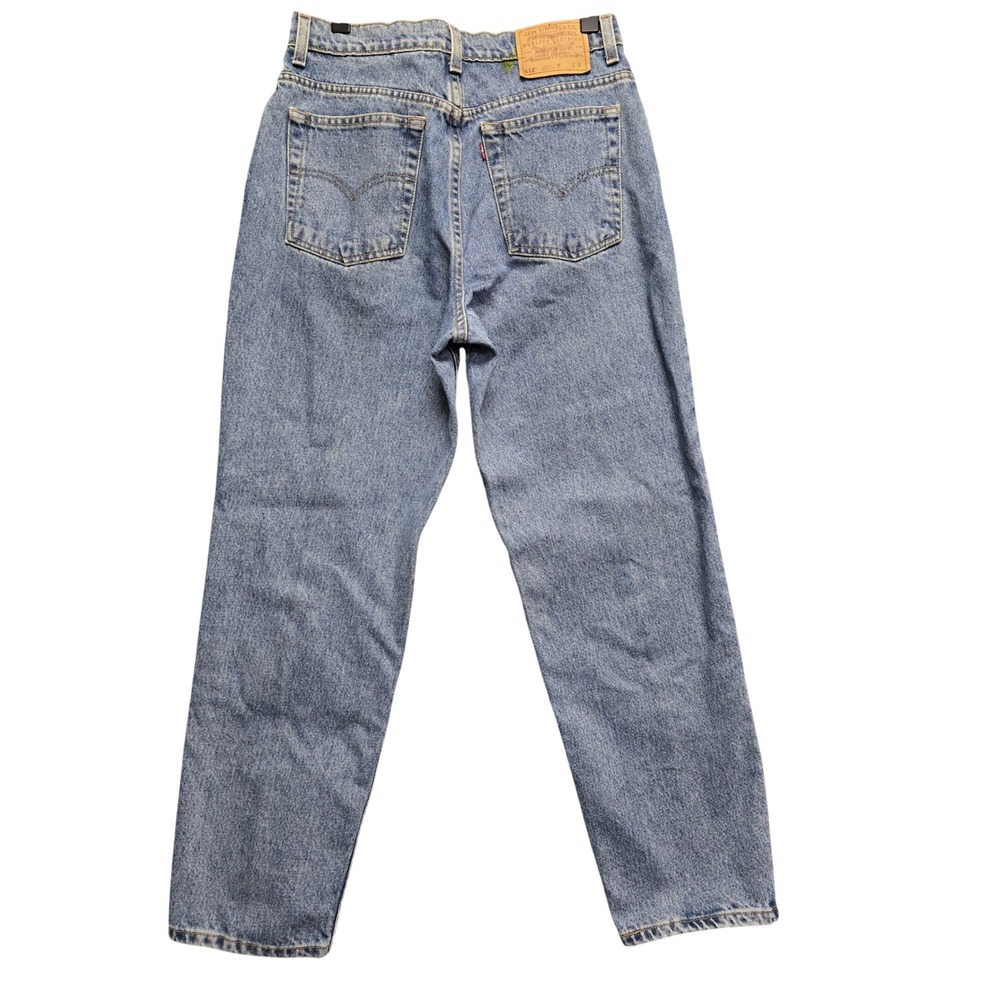 Levi's 512 Slim Fit Straight Leg Vintage 90s Jeans 12 Reg S Blue High Waisted